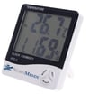 Mey İthalat® Nordmende Dijital Termometre Nem Ölçer Saat Alarm Özellikli LCD Ekran İç Mekan Sıcaklık Göstergesi