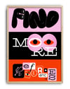 Mind More Modern Duvar Tablosu – Pembe Turuncu Tipografik Poster