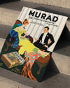 Murad Turkish Cigarette (1920) – Art Deco Vintage Sigara Reklam Posteri