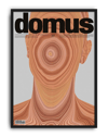 Nature Face Modern Duvar Tablosu – Ahşap Dokulu Soyut Yüz Poster