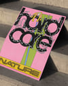 Nature Moddern Grafik Duvar Tablosu - Pembe Siyah Abstract Poster