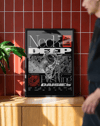 Neck Deep Pushing Daisies Duvar Tablosu – Siyah Beyaz Grunge Poster