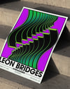 Neon Groove Modern Duvar Tablosu – Mor Yeşil Retro Konser Poster