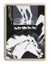 Noir Horse Modern Duvar Tablosu – Siyah Beyaz At Kolaj Poster
