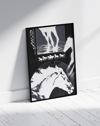 Noir Horse Modern Duvar Tablosu – Siyah Beyaz At Kolaj Poster