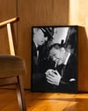 Noir Street Modern Duvar Tablosu – Siyah Beyaz Sokak Fotoğrafı Poster