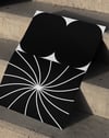 Optic Bloom Modern Duvar Tablosu – Siyah Beyaz Optik Abstract Poster