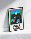 Paolo Nutini Retro Konser Duvar Tablosu – Renkli Vintage Poster