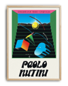 Paolo Nutini Retro Konser Duvar Tablosu – Renkli Vintage Poster