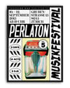 Perlaton Jukebox Modern Duvar Tablosu - Siyah Beyaz Retro Müzik Poster