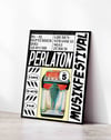 Perlaton Jukebox Modern Duvar Tablosu - Siyah Beyaz Retro Müzik Poster