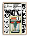 Perlaton Jukebox Modern Duvar Tablosu - Siyah Beyaz Retro Müzik Poster