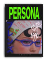 Persona Renkli Retro Kolaj Tipografik Duvar Tablosu
