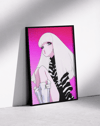 Pink Muse Modern Duvar Tablosu – Pembe Anime Fashion Poster