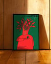 Print Magazine (1969) – Jean-Michel Folon Sürrealist Grafik Tasarım Posteri