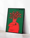 Print Magazine (1969) – Jean-Michel Folon Sürrealist Grafik Tasarım Posteri