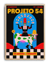Projeto 54 Modern Duvar Tablosu - Renkli Sihirbaz Figüratif Poster
