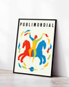 Publimondial No.26 (1950) – Jean Jacquelin Fransız Mid-Century Grafik Tasarım Posteri
