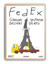 Shipment Delayed Eiffel Tower by Anna Matevosian