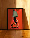 Simplex Holland (1920) – Charles Verschuuren Art Deco Vintage Reklam Posteri