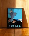 Social Magazine (1919) – Conrado Walter Massaguer Küba Art Deco Dergi  Kapağı Posteri