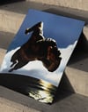 Solar Dive Modern Duvar Tablosu – Gökyüzü ve Su Dalış Poster