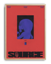 Source Within Modern Duvar Tablosu – Kırmızı Mavi Figüratif Poster