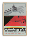 Tacto Modern Duvar Tablosu – Mor Turuncu Grafik Abstract Poster