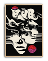 The Club Noir Modern Duvar Tablosu – Siyah Beyaz Abstract Yüz Poster
