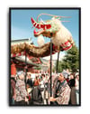 Tokyo Dragon Festival Renkli Japon Fotoğrafik Duvar Tablosu