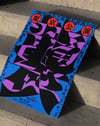 Tokyo Script Modern Duvar Tablosu – Mavi Mor Japon Tipografik Poster