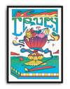 Truly Fruits Modern Duvar Tablosu – Renkli Meyve Kupası Poster