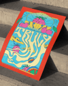 Truly Melt Modern Duvar Tablosu – Renkli Meyve ve Akışkan Tipografi Poster