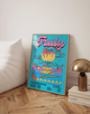 Truly Wild Passion Modern Duvar Tablosu – Retro Meyve Kupası Poster