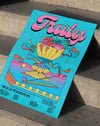 Truly Wild Passion Modern Duvar Tablosu – Retro Meyve Kupası Poster