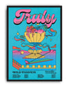 Truly Wild Passion Modern Duvar Tablosu – Retro Meyve Kupası Poster