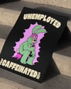 Unemployed Caffeinated Modern Duvar Tablosu - Yeşil Tavşan Figuratif Poster