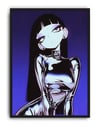 Violet Chrome Modern Duvar Tablosu – Mor Anime Figüratif Poster