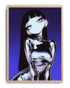 Violet Chrome Modern Duvar Tablosu – Mor Anime Figüratif Poster