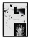 Volume Monochrome Modern Duvar Tablosu – Siyah Beyaz Abstract Poster