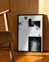Volume Monochrome Modern Duvar Tablosu – Siyah Beyaz Abstract Poster