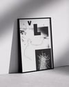 Volume Monochrome Modern Duvar Tablosu – Siyah Beyaz Abstract Poster