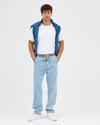 Baggy Americano Buz Mavi Jean 