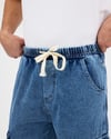 Baggy Mavi Kargo Jean