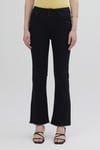 Mini Flare Siyah Jean 