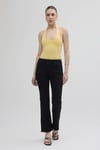 Mini Flare Siyah Jean 