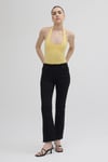 Mini Flare Siyah Jean 