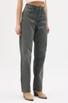 Yüksek Bel Straıght M.R.STRAIGHT-8148 Green Tınt Jean Pantalon