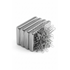 1 adet 40x20x5mm Neodyum Magnet Güçlü N35 Mıknatıs Köşeli Nikel Kaplama