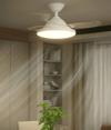 1 Adet CATA CT 1156 Dolunay 72W Fanlı Kumandalı Led Ampul 3 Renk
